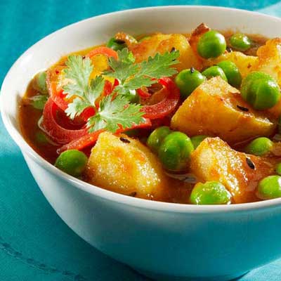 "Aloo Mattar (Hotel Minerva) - Click here to View more details about this Product